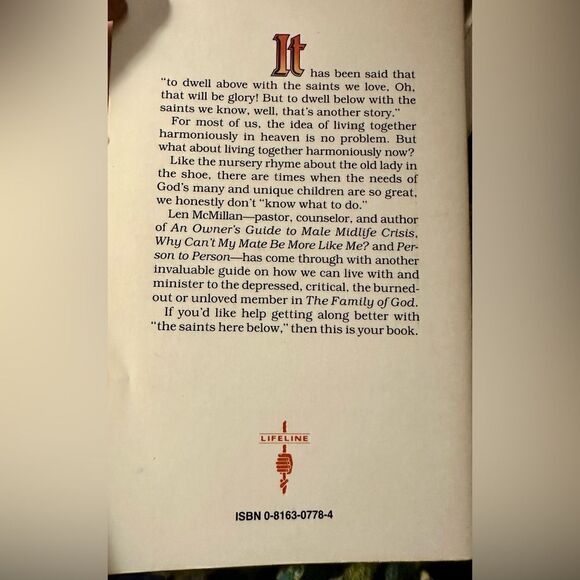 THE FAMILY OF GOD AND HOW TO LIVE WITH THEM BY LEN D MCMILLAN PAPERBACK - Picture 2 of 8